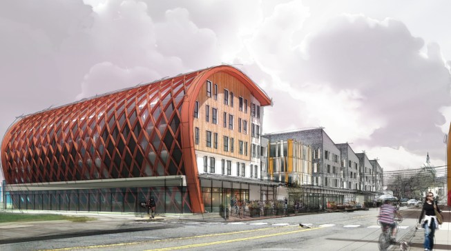 New campus entry from Union Market