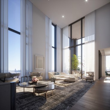 277 Fifth Avenue, Private Residence, Living Room