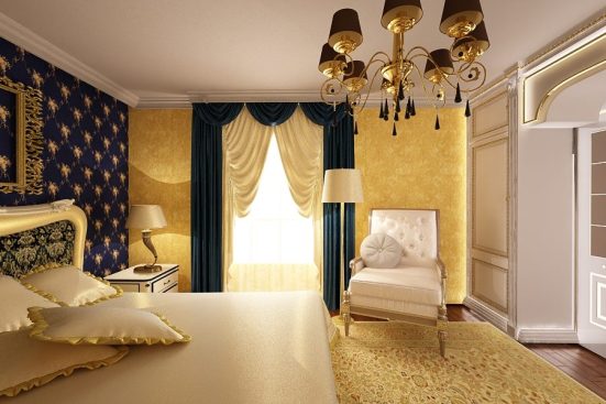 New classic interior design - interior design bedroom. Bedroom classic interior design project team conducted Noble Interior Design with wooden furniture to order. Project details -  http://www.nobili-interior-design.ro/design/amenajari-interioare/175-amenajari-interioare-case-de-lux.