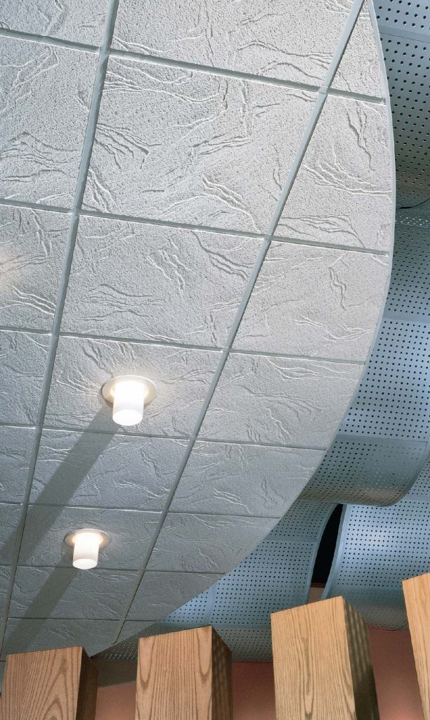 Formaldehyde-free and low-VOC ceiling tilesUSGwww.sustainableceilings.com

Formaldehyde-free or lowformaldehyde versions of 25 of the company's existing acoustical ceiling lines, including Fresco, Sandrift, and Brio - Eight product lines exceed the California Office of Environmental Health Hazard Assessment
