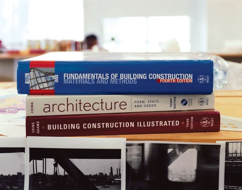R.R. Bowker collects data on which books architecture students are required to read, using numbers from the Carnegie Foundation for the Advancement of Teaching and its own research.