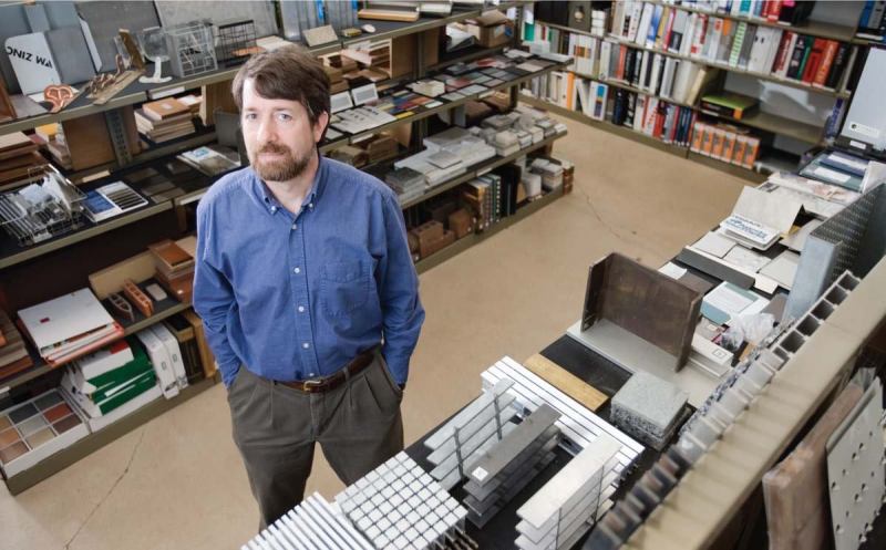Chris Macneal manages the product library at KieranTimberlake in Philadelphia. "In a sense, the logic is based on a shopping model, where we want to provide both storage and display," he says. Bill Van Erp, who runs the product library at Gensler's San Francisco office, agrees: "In some ways, I feel like I'm running the frozen foods section at the grocery store."