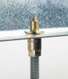 HangerMate threaded rod anchoring system



Elcowww.elcoconstruction.com

Can replace beam clamps, powder-actuated stud pins, eye sockets, or ceiling flanges



Eliminates prepunching or drilling of steel components



Only one driver needed for all anchor sizes, based on drive tool and material being fastened



Two head styles available



Wide array of thread and point styles for use in steel, concrete, masonry, or wood applications