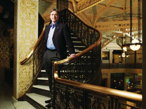 As a preservationist, Gunny Harboe has worked with some of Chicago's greatest architects, including Holabird & Roche, Daniel Burnham, and Louis Sullivan, but he says that he's just as happy working on an old barn as a National Historic Landmark.