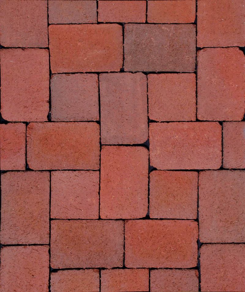 CityCobble pavers from Pine Hall Brick were made to look like genuine cobblestone bricks. The natural clay pavers come in two sizes—5-1/3" square and 5-1/3" x 8" rectangle—with a 'rumbled' treatment that gives them their authentic appeal. CityCobble comes in a tannish-red Siesta and a dark brown Mahogany.

pinehallbrick.com