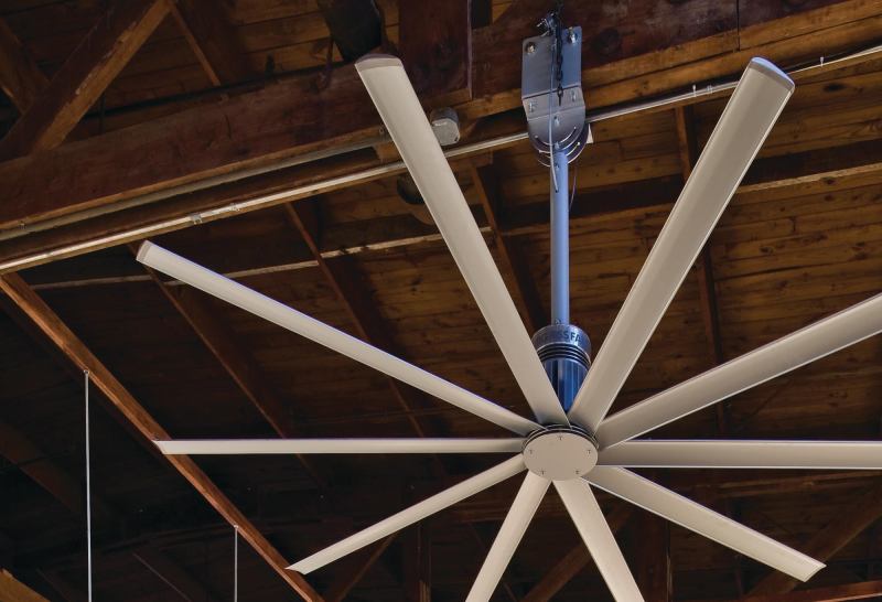 Isis



Big Ass Fans

bigassfans.com

High-volume/low-speed fan - Uses 10 airfoils to move large volumes of air - Can supplement HVAC systems, saving up to 25% on energy costs annually - Energy consumption equals that of a refrigerator bulb - Weighs less than 100 pounds - Suitable for small commercial spaces - Can be hung from ceilings as low as 12' - Available in 8', 9', and 10' diameters - Anodized aluminum finish
