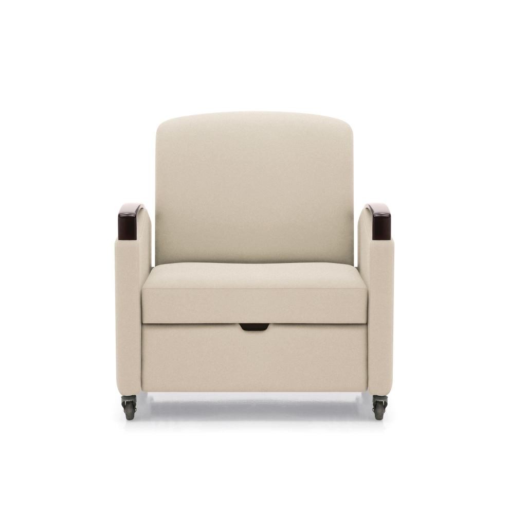 Jordan Sleepers



Krug

krug.ca

Heavy-duty sleep seating for healthcare settings - Can convert to chair, chaise, and bed positions - One- and two-seaters available - Antimicrobial wood finish resists bacteria, microbes, and germs - Greenguard certified - Constructed to allow virtually every damaged component to be replaced on-site - Measures 35-1/2" wide (two-seater is 55"), 34-1/2" deep, and 36-1/2" high