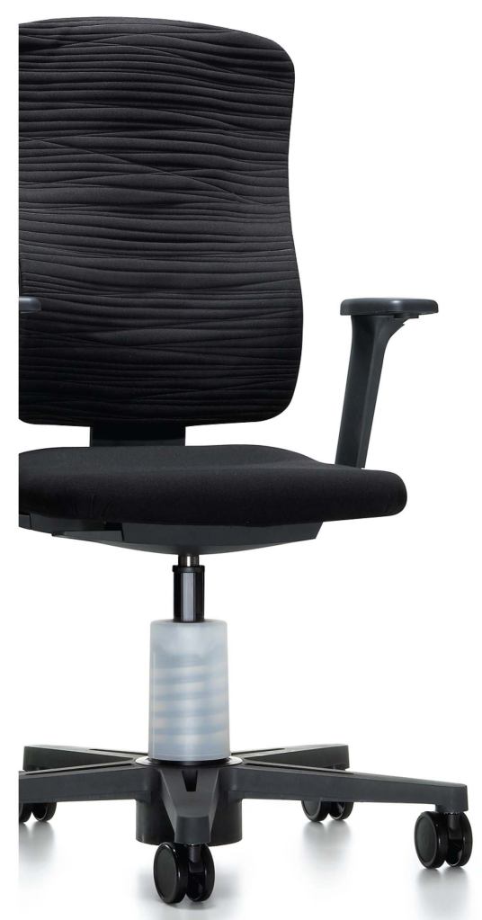 Squig chairKeilhauerwww.keilhauer.com

Ergonomically appropriate seating fits men and women - The result of seven-plus years of gender-difference research - Addresses fatigue-causing static sitting - Compensates for individual balance and center of mass - Allows full range of upper-body motion