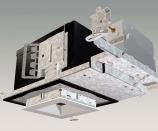 IRiS Square Recessed Downlight SeriesCooper Lightingwww.iris-lighting.com

Series of recessed luminaries with 4-inch-square apertures Two-stage optical system allows for better light control and low-aperture brightness - Steel collars can be rotated 7.5 degrees in either direction for precise alignment - Accepts tungsten-halogen, compact fluorescent, and ceramic metal halide lamps - Available 2-inch-square aperture pinhole trims allow for minimized ceiling presence