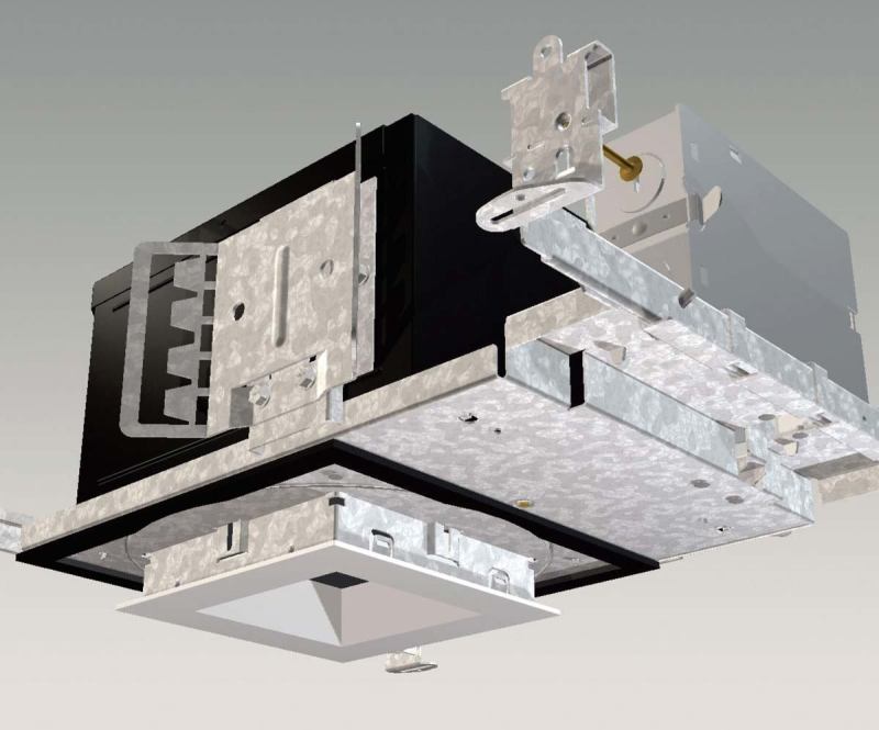 IRiS Square Recessed Downlight SeriesCooper Lightingwww.iris-lighting.com

Series of recessed luminaries with 4-inch-square apertures Two-stage optical system allows for better light control and low-aperture brightness - Steel collars can be rotated 7.5 degrees in either direction for precise alignment - Accepts tungsten-halogen, compact fluorescent, and ceramic metal halide lamps - Available 2-inch-square aperture pinhole trims allow for minimized ceiling presence