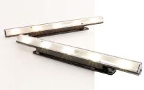 eW Cove Powercore compact linear LED fixture



Color Kineticswww.colorkinetics.com

Delivers five times the efficiency of incandescent click-strip lighting - Output of at least 150 lumens - Powercore technology directly accepts line voltage - Allows runs of up to 100 linear feet on a single circuit - Interprets standard dimming signals - Uses standard line voltage dimmers 12-inch and 6-inch lengths