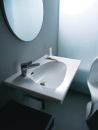 The latest additions to the Palomba Collection from Laufen include ceramic washbasins in four sizes. Created by Italian designers Ludovica and Roberto Palomba, the smallest model, at 17.7" by 14.4", can come with or without a polished underside. The 25.6" by 19.7" and 23.6" by 19.7" basins offer the same option but with a ceramic pedestal or siphon cover. The fourth and largest basin, at 47.2" by 19.7", is designed for countertop installations. laufen.com