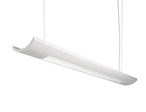 The direct-indirect i2 Series is part of Corelite's Iridium product line. Designed with an open aperture for maximum distribution, the i2 Series can be mounted individually or continuously with 4', 8', and 12' modular sections, and may include patented Slide-N-Lock optics. Luminaires align with Corelite's T-Grid metalpan and interface with various ceiling types www.corelite.com