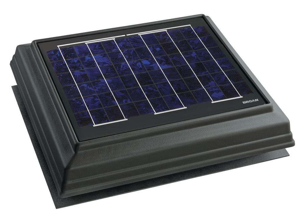 Broan-NuTones Solar-Powered Attic Ventilator (SPAV) begins working at first light instead of waiting until it detects a high temperature, allowing it to remove moisture produced by cool overnight air and to remove heat before temperatures get too high. The unit requires no electricity or fuel, emits no pollutants, and qualifies for a federal tax rebate of up to 30% of its cost. SPAVs solar panel is made of high-strength tempered glass that can withstand golf ballsized hail and hurricane force winds of up to 140 miles per hour and it wont discolor or warp. It is also sensitive to low light levels and can lie flat on the roof. SPAVs trim comes in black, brown, or weather wood. broan.com