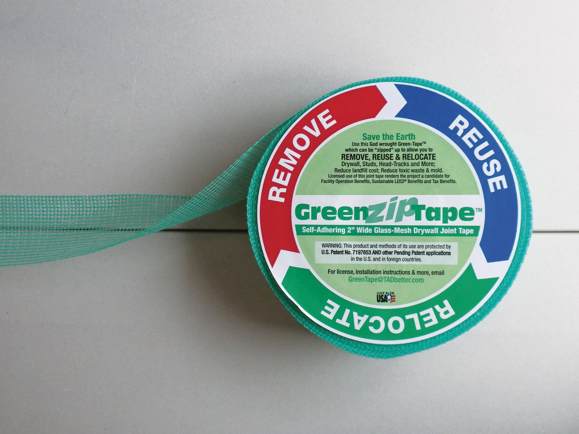 Green-Zip Tape Partition