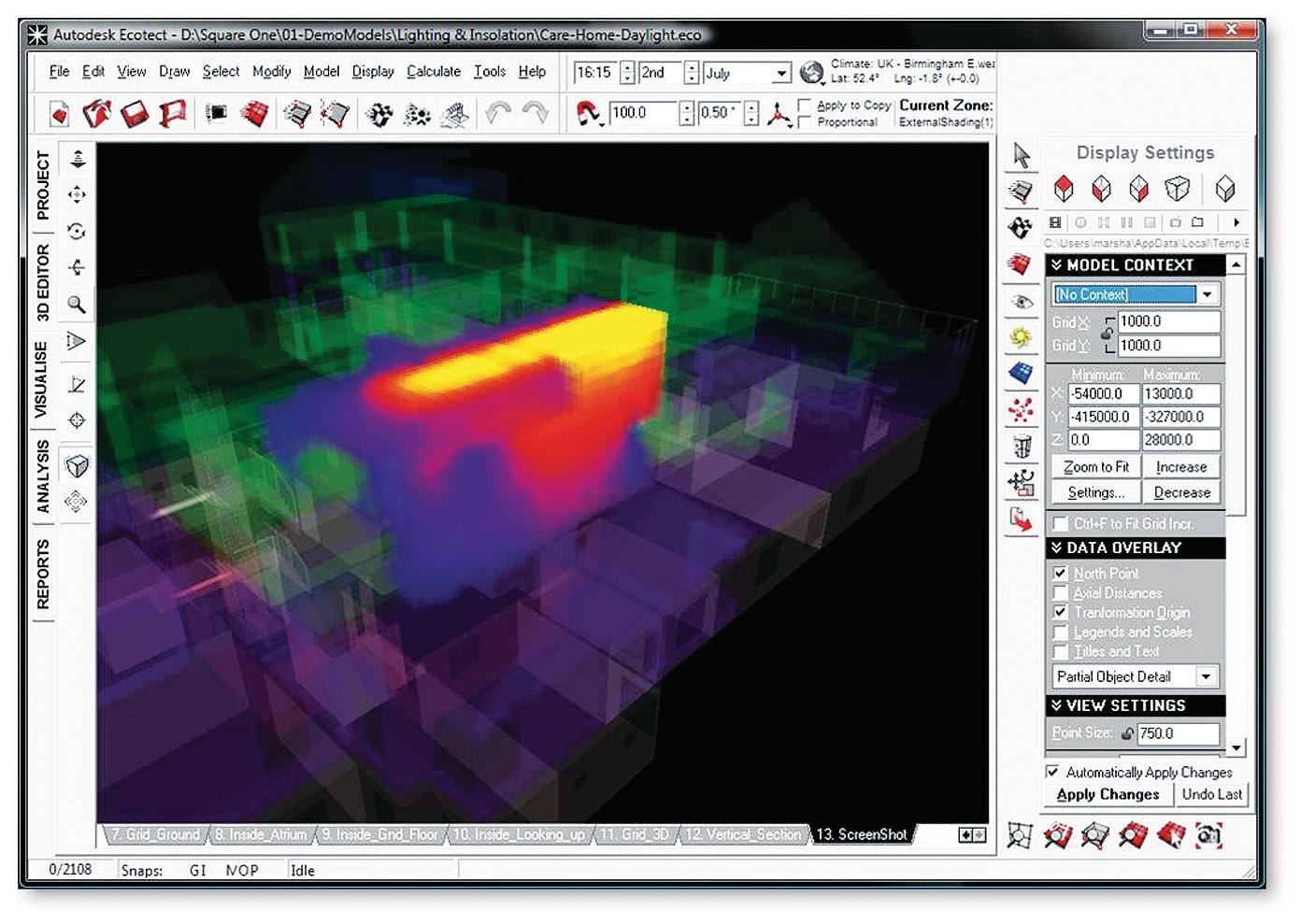 Testing a Future Building's Energy Efficiency