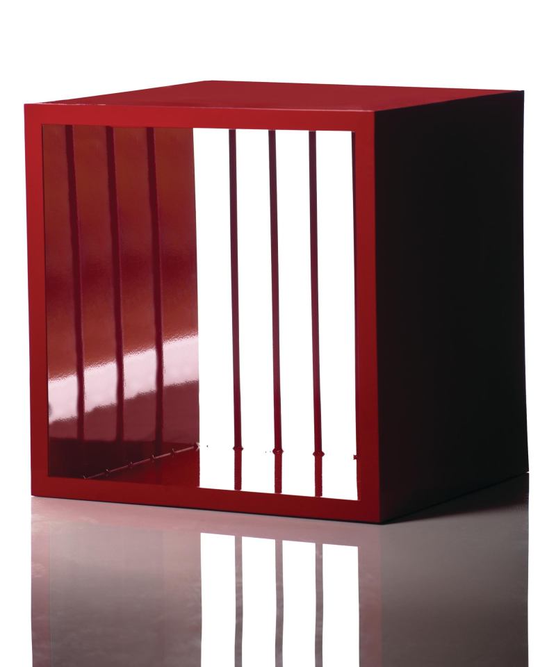 The Bison Cube allows for the addition of seating, planters, or storage to Bison Innovative Products rooftop deck systems. Made of ipe hardwood and stainless and weathered steel, it is available in a range of custom powder-coated finishes. The cubes measure 2' square, the same size of a Bison decking tile, allowing one to be easily switched for the other. When used as a planter, Bison Cube can hold small trees, shrubs, flowers, or any other type of foliage. An ipe hardwood top can be placed on top of the cube to create storage or seating. bisonip.com