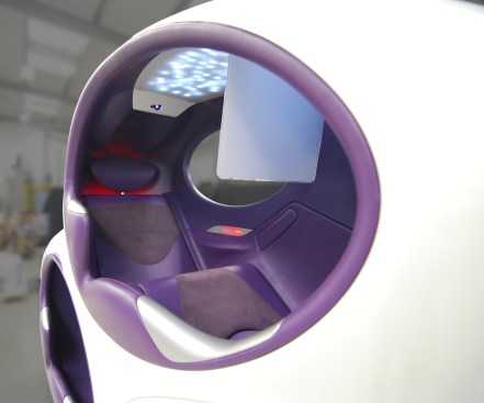 A view into one of the pods.