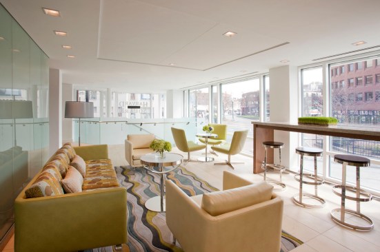 Expanded, light-filled lobby