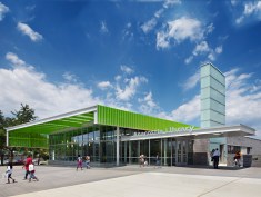 Entry plaza
