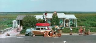 1957 Norman Rockwell Art Direct Colorama 205 Dune Road
