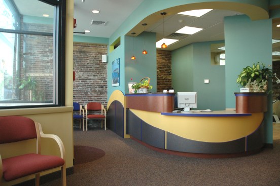 Overall view - reception area