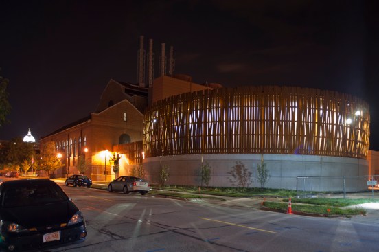 CHPP TES at night