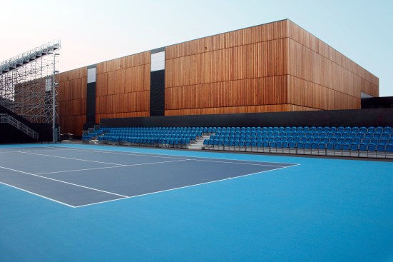 Outer courts.