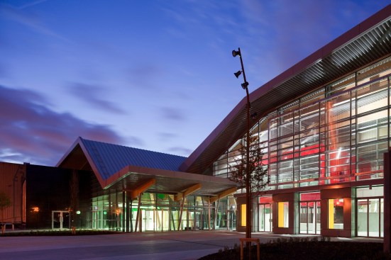 Exterior polychromy after dark