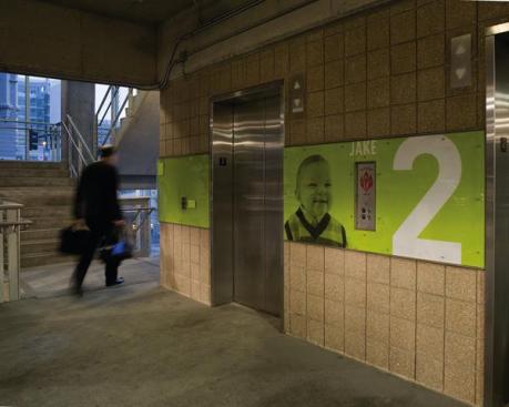 Floor signage