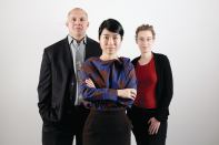 Jury members (left to right): Gordon Gill; Jinhee Park; Martina Decker