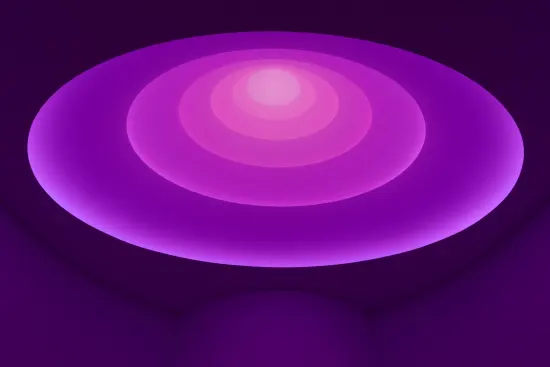 Aten Reign,&nbsp;2013&nbsp;  Daylight and LED light, dimensions variable&nbsp;  &copy; James Turrell&nbsp;  Installation view: James Turrell, Solomon R. Guggenheim Museum, New York, June 21–September 25, 2013