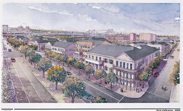 The Saulet enhances community life by combining living,working, and meeting places within a historic neighborhood.