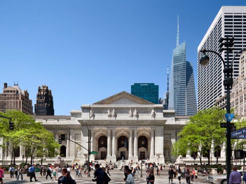 The New York Public Library, exterior restoration, by Wiss, Janney, Elstner Associates