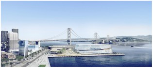 View north toward the Bay Bridge.