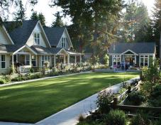 This site was originally slated to be a typical subdivision of 10 2,600-squarefoot homes. Instead, the developers adopted a site-sensitive approach that created smaller homes and amenities that promote social interaction.