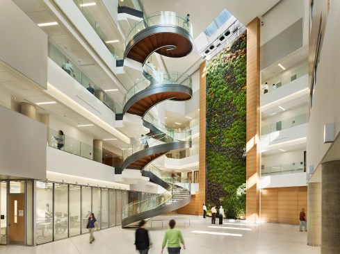 Atrium, Papadakis Integrated Sciences Building, Drexel University  
