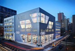 Image of the Audi Terminal dealership in New York City.