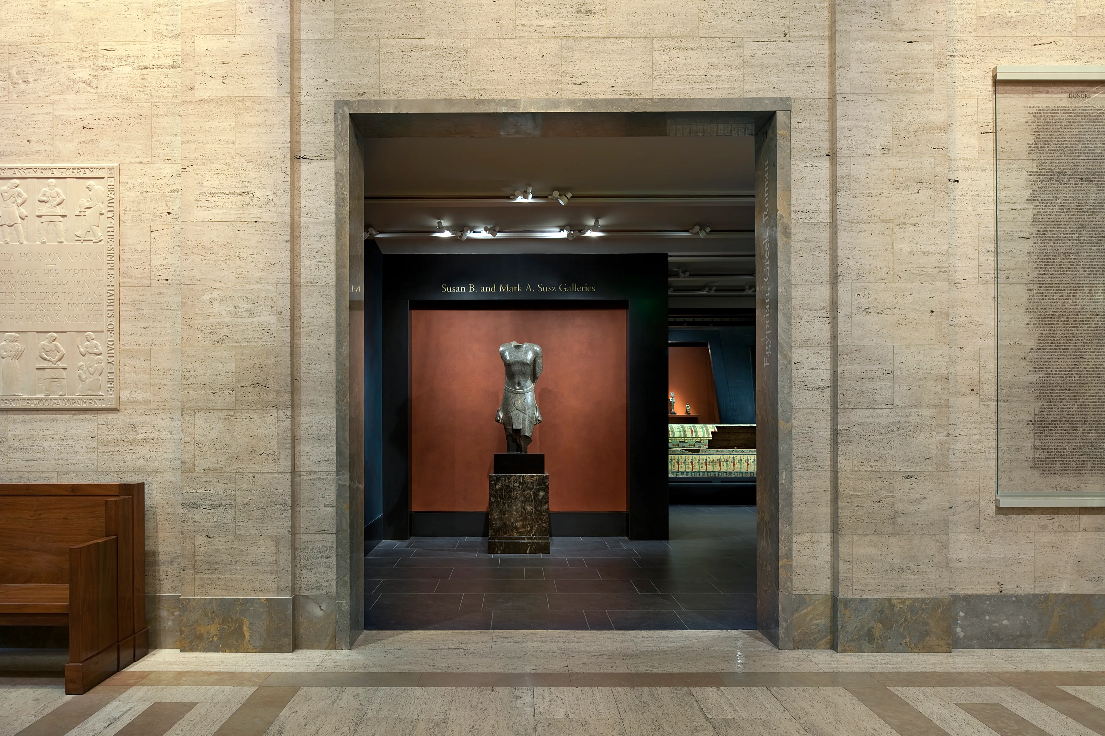 Nelson-Atkins Museum of Art Egyptian Art Gallery in the Susan B