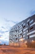 The Macallen  now LEED Gold-certified negotiates a neutral zone between industrial and residential neighbors.