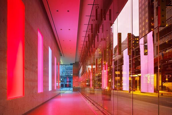 The Bay Adelaide Center in Toronto, Ontario Canada by WZMH Architects.