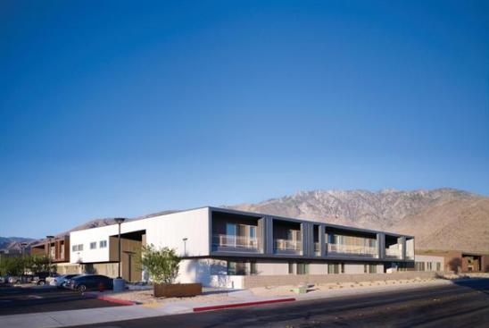 Brooks + Scarpa's Rosa Gardens contains 57 units of affordable housing.