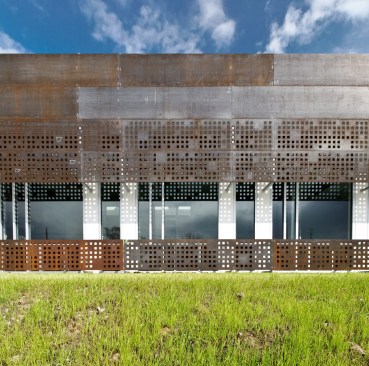Steel Screen from Exterior
