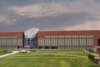 New Brooks Library at Norfolk State University in Norfolk, Virginia by John Portman & Associates.