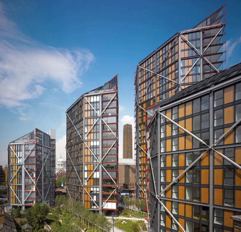 NEO Bankside, London, by Rogers Stirk Harbour + Partners.