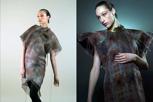 A prototype dress demonstrates the color- and pattern-transforming possibilities of smart clothing.