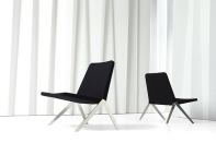 In shipbuilding, the keel is the boat’s backbone, essential to stability. Industrial designers Jeffrey Bernett and Nicholas Dodziuk created the Keel Lounge Chair for Teknion Studio to represent the shipbuilding industry’s emphasis on good construction. Created for contract and hospitality applications, the chair complements the company’s Spectrum Lounge Series and Fractals Seating Group. It features bright chrome supports and measure 30-1/2" tall by 28" wide and 27" deep. www.teknion.com