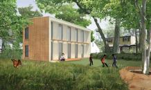 A rendering of Attain This!, an affordable housing project that Holler Architecture and AB Architekten are designing in Deer Park, N.Y., for the Long Island Housing Partnership. The prototype is expected to achieve Passive House standards.