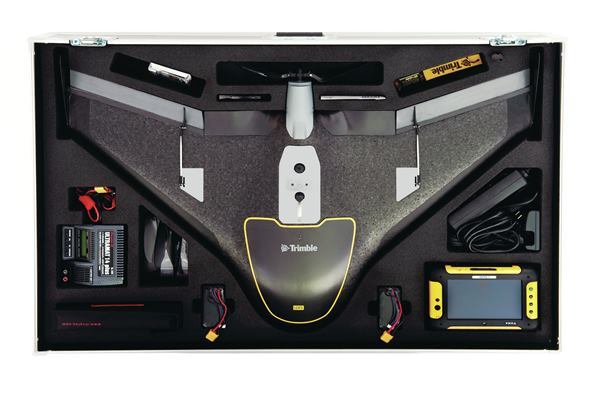 Trimble, which makes the UX5 (shown), was one of four firms granted approval by the FAA to use unmanned aircraft systems commercially.