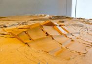 Eisenman's original model for the City of Culture.